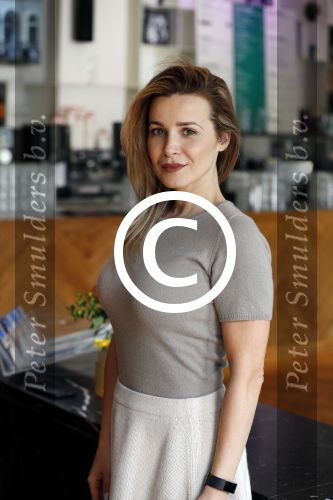 Amsterdam 13 april 2017 
Castpresentatie Huisvrouwen Bestaan Niet in vondel CS in het vondelpark. Victoria Koblenko