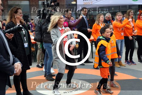 Veghel, 21 April 2017
Koningsspelen bij basisschool De Vijfmaster met Koningin Maxima en Koning Willem Alexander 
Vivian Slingerland