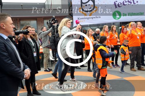 Veghel, 21 April 2017
Koningsspelen bij basisschool De Vijfmaster met Koningin Maxima en Koning Willem Alexander 
Vivian Slingerland