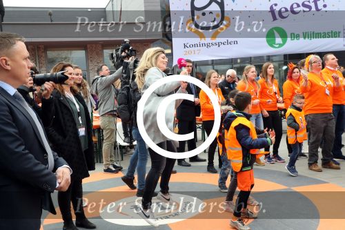 Veghel, 21 April 2017
Koningsspelen bij basisschool De Vijfmaster met Koningin Maxima en Koning Willem Alexander 
Vivian Slingerland