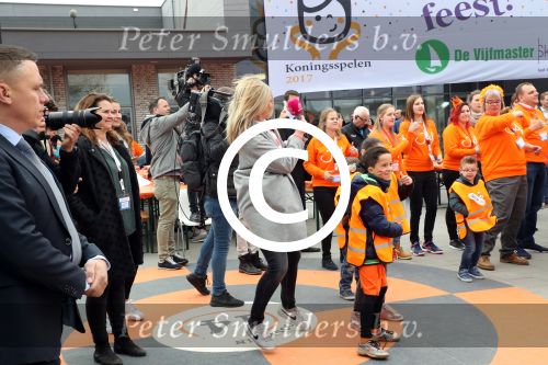 Veghel, 21 April 2017
Koningsspelen bij basisschool De Vijfmaster met Koningin Maxima en Koning Willem Alexander 
Vivian Slingerland
