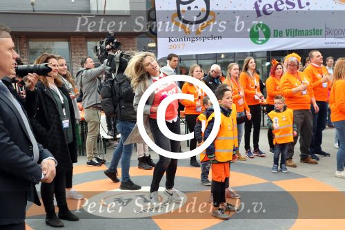 Veghel, 21 April 2017
Koningsspelen bij basisschool De Vijfmaster met Koningin Maxima en Koning Willem Alexander 
Vivian Slingerland