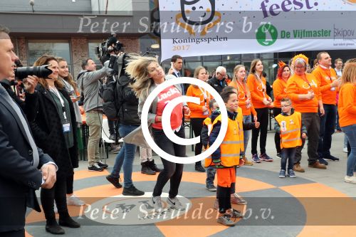 Veghel, 21 April 2017
Koningsspelen bij basisschool De Vijfmaster met Koningin Maxima en Koning Willem Alexander 
Vivian Slingerland