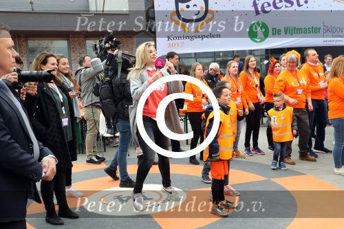 Veghel, 21 April 2017
Koningsspelen bij basisschool De Vijfmaster met Koningin Maxima en Koning Willem Alexander 
Vivian Slingerland
