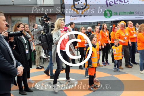 Veghel, 21 April 2017
Koningsspelen bij basisschool De Vijfmaster met Koningin Maxima en Koning Willem Alexander 
Vivian Slingerland