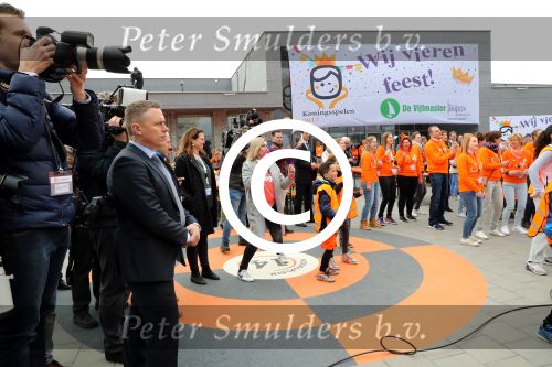 Veghel, 21 April 2017
Koningsspelen bij basisschool De Vijfmaster met Koningin Maxima en Koning Willem Alexander 
Vivian Slingerland