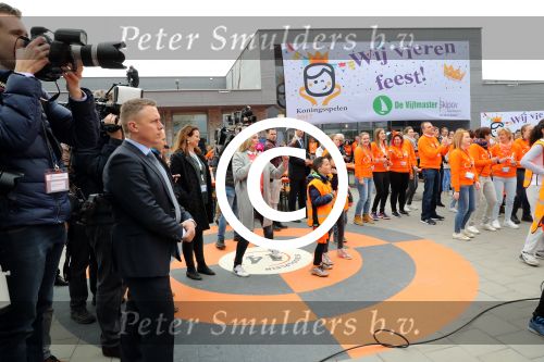 Veghel, 21 April 2017
Koningsspelen bij basisschool De Vijfmaster met Koningin Maxima en Koning Willem Alexander 
Vivian Slingerland