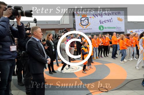 Veghel, 21 April 2017
Koningsspelen bij basisschool De Vijfmaster met Koningin Maxima en Koning Willem Alexander 
Vivian Slingerland