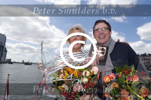 Rotterdam 9 mei 2017
Presentatie cd Joke Bruijs op een boot in Rotterdam. Willem v Hanegem