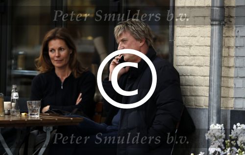 Amsterdam 11 april 2017
Wim Kieft met zijn vriendin op terras.