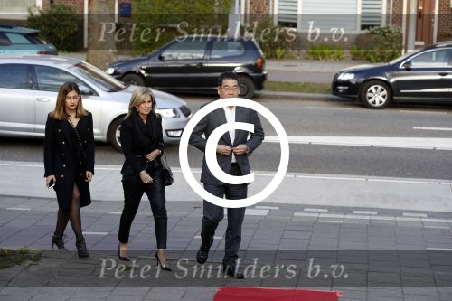 Amsterdam 6 april 2016
Gala Johnny Heitinga tbs alpe du6. Won Yip met vrouw