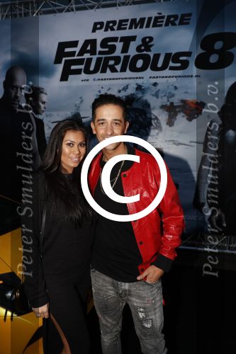 Amsterdam 11 april 2017
Premiere the fast and the furious 8 in pathe arena. Yes R met zijn vrouw