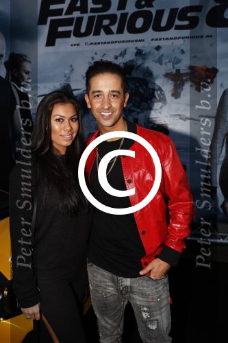 Amsterdam 11 april 2017
Premiere the fast and the furious 8 in pathe arena. Yes R met zijn vrouw