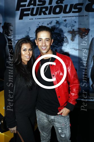 Amsterdam 11 april 2017
Premiere the fast and the furious 8 in pathe arena. Yes R met zijn vrouw