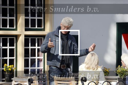 Laren 16 april 2018
Ad Visser met zijn vrouw op terras bij het bonte paard.