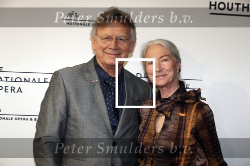 Amsterdam 18 april 2018
 Koning Willem-Alexander en koningin Maxima wonen de premiere bij van Gurre-Lieder in de Nationale Opera & Ballet in de stopera. Han Ebbelaar met partner Alexandra Radius
