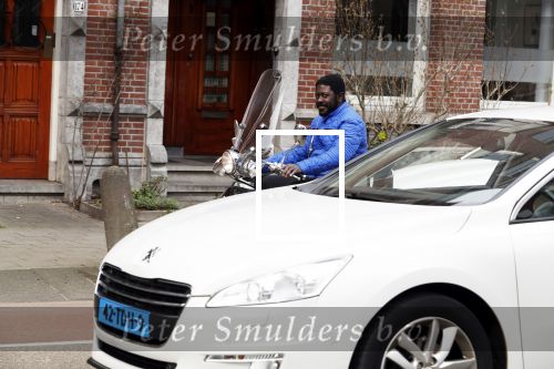 Amsterdam 10 april 2018
Acteur Andre Dongelmans op zijn scooter