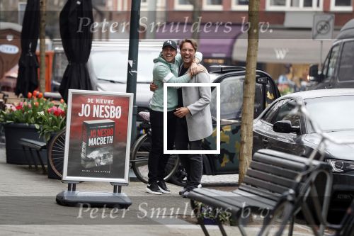 Amsterdam 11 april 2018
Andre Hazes jr met beste vriend Djarno Hofland op de cornelis schuytstraat. Bas Smit