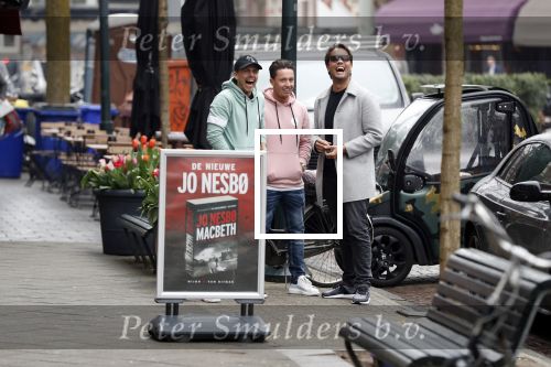 Amsterdam 11 april 2018
Andre Hazes jr met beste vriend Djarno Hofland op de cornelis schuytstraat. Bas Smit