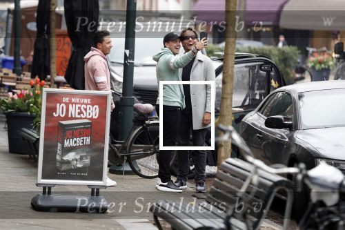 Amsterdam 11 april 2018
Andre Hazes jr met beste vriend Djarno Hofland op de cornelis schuytstraat. Bas Smit