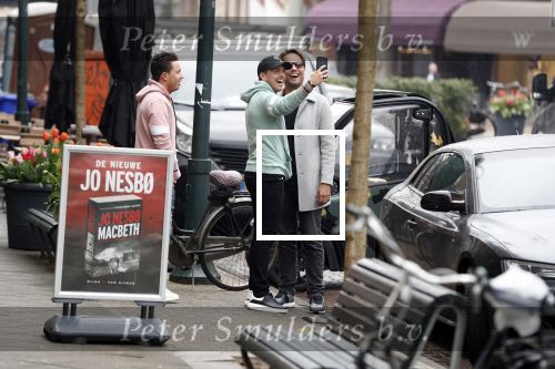Amsterdam 11 april 2018
Andre Hazes jr met beste vriend Djarno Hofland op de cornelis schuytstraat. Bas Smit