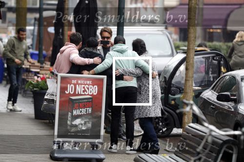 Amsterdam 11 april 2018
Andre Hazes jr met beste vriend Djarno Hofland op de cornelis schuytstraat. Bas Smit