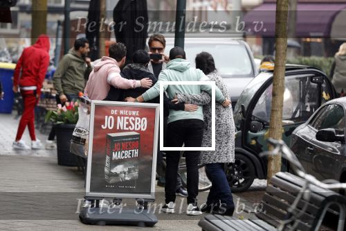 Amsterdam 11 april 2018
Andre Hazes jr met beste vriend Djarno Hofland op de cornelis schuytstraat. Bas Smit