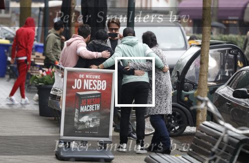 Amsterdam 11 april 2018
Andre Hazes jr met beste vriend Djarno Hofland op de cornelis schuytstraat. Bas Smit