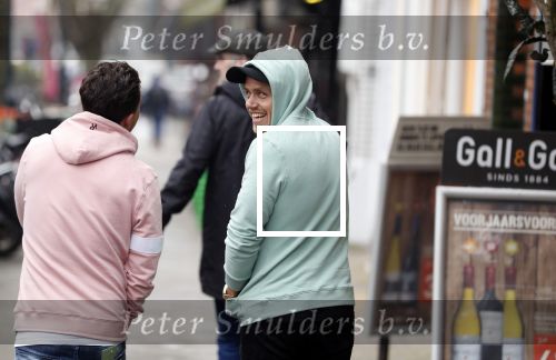 Amsterdam 11 april 2018
Andre Hazes jr met beste vriend Djarno Hofland op de cornelis schuytstraat