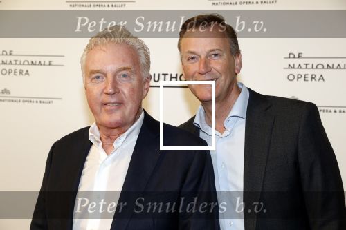 Amsterdam 18 april 2018
 Koning Willem-Alexander en koningin Maxima wonen de premiere bij van Gurre-Lieder in de Nationale Opera & Ballet in de stopera. Andre v Duin met partner Martin