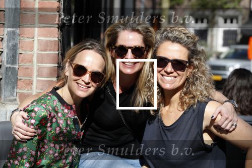 Amsterdam 19 april 2018
Carlijn de Vries viert haar verjaardag met vriendinnen Jorica Koppen en â€¦.