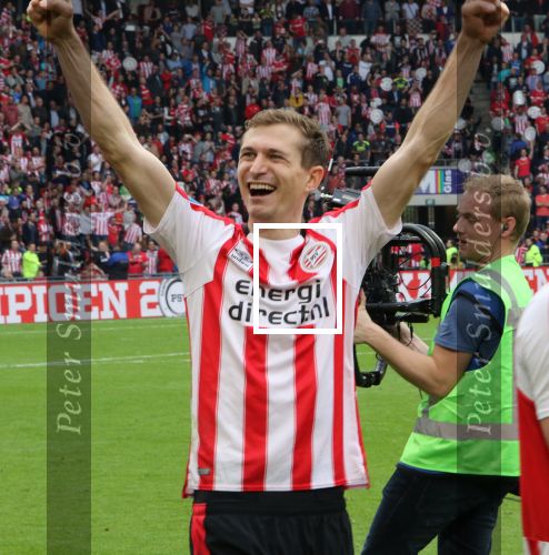 Eindhoven, 15 April 2018
PSV-AJAX, eindstand 3-0 en Landskampioen Seizoen 2017-2018
Daniel Schwaab