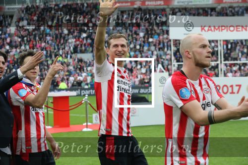 Eindhoven, 15 April 2018
PSV-AJAX, eindstand 3-0 en Landskampioen Seizoen 2017-2018
Daniel Schwaab