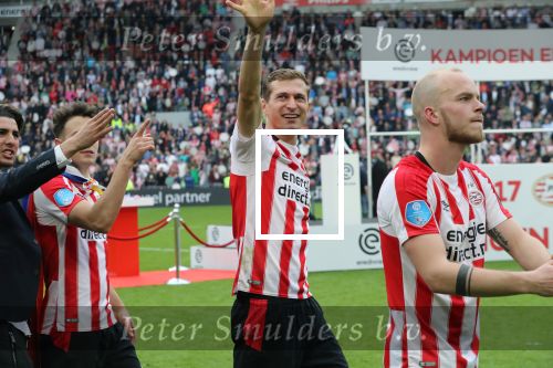 Eindhoven, 15 April 2018
PSV-AJAX, eindstand 3-0 en Landskampioen Seizoen 2017-2018
Daniel Schwaab