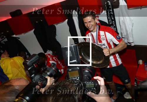 Eindhoven, 15 April 2018
PSV-AJAX, eindstand 3-0 en Landskampioen Seizoen 2017-2018
Daniel Schwaab