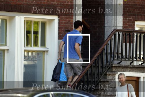 Amsterdam 5 mei 2018
Dexter v d Voorn arriveert bij Eva Jinek haar huis.