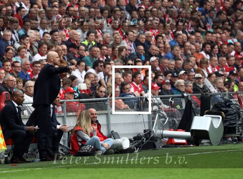 Eindhoven, 15 April 2018
PSV-AJAX, eindstand 3-0 en Landskampioen Seizoen 2017-2018
Erik ten Hag