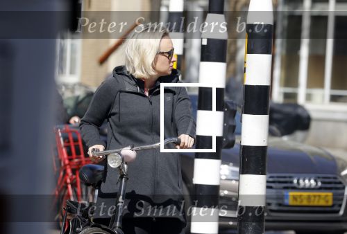 Amsterdam 23 april 2018
Eva Jinek ( zwanger ) gaat met de fiets sporten.