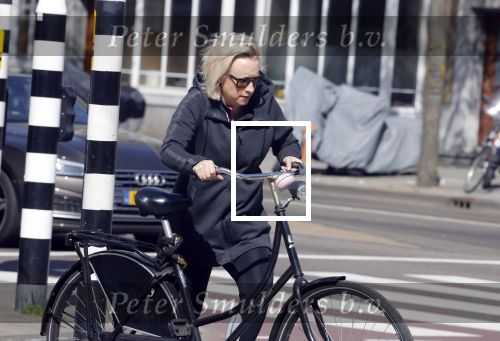 Amsterdam 23 april 2018
Eva Jinek ( zwanger ) gaat met de fiets sporten.