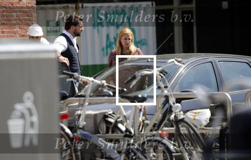 Amsterdam 11 mei 2018 
Fabienne de Vries en haar vriend hebben ruzie op straat