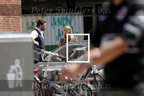 Amsterdam 11 mei 2018 
Fabienne de Vries en haar vriend hebben ruzie op straat