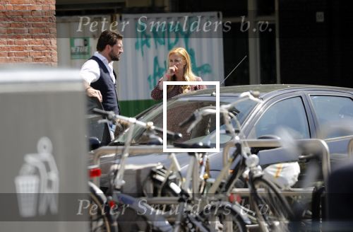 Amsterdam 11 mei 2018 
Fabienne de Vries en haar vriend hebben ruzie op straat