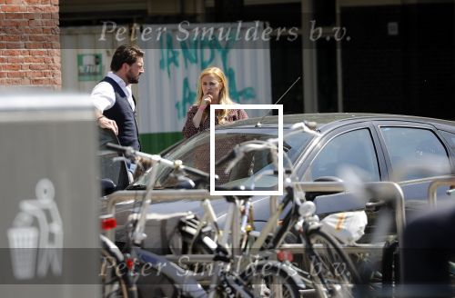 Amsterdam 11 mei 2018 
Fabienne de Vries en haar vriend hebben ruzie op straat