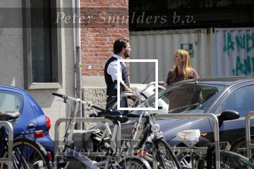 Amsterdam 11 mei 2018 
Fabienne de Vries en haar vriend hebben ruzie op straat