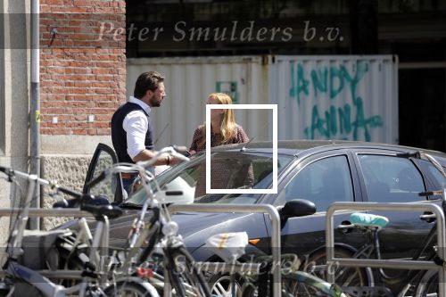 Amsterdam 11 mei 2018 
Fabienne de Vries en haar vriend hebben ruzie op straat
