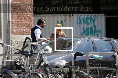 Amsterdam 11 mei 2018 
Fabienne de Vries en haar vriend hebben ruzie op straat
