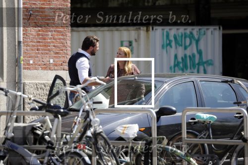 Amsterdam 11 mei 2018 
Fabienne de Vries en haar vriend hebben ruzie op straat