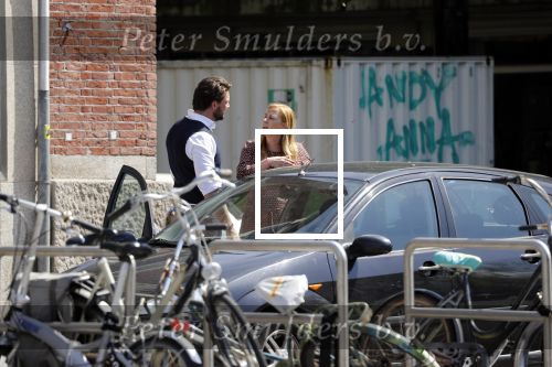 Amsterdam 11 mei 2018 
Fabienne de Vries en haar vriend hebben ruzie op straat