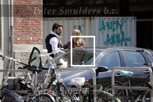 Amsterdam 11 mei 2018 
Fabienne de Vries en haar vriend hebben ruzie op straat