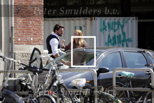 Amsterdam 11 mei 2018 
Fabienne de Vries en haar vriend hebben ruzie op straat